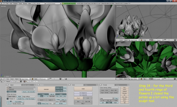 Creation of clover: Step 14